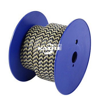 PTFE graphite ma le Aramber Fiber i le Zebra Braided Packing