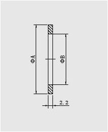 CF flange copper faʻamaufaʻailogagasket